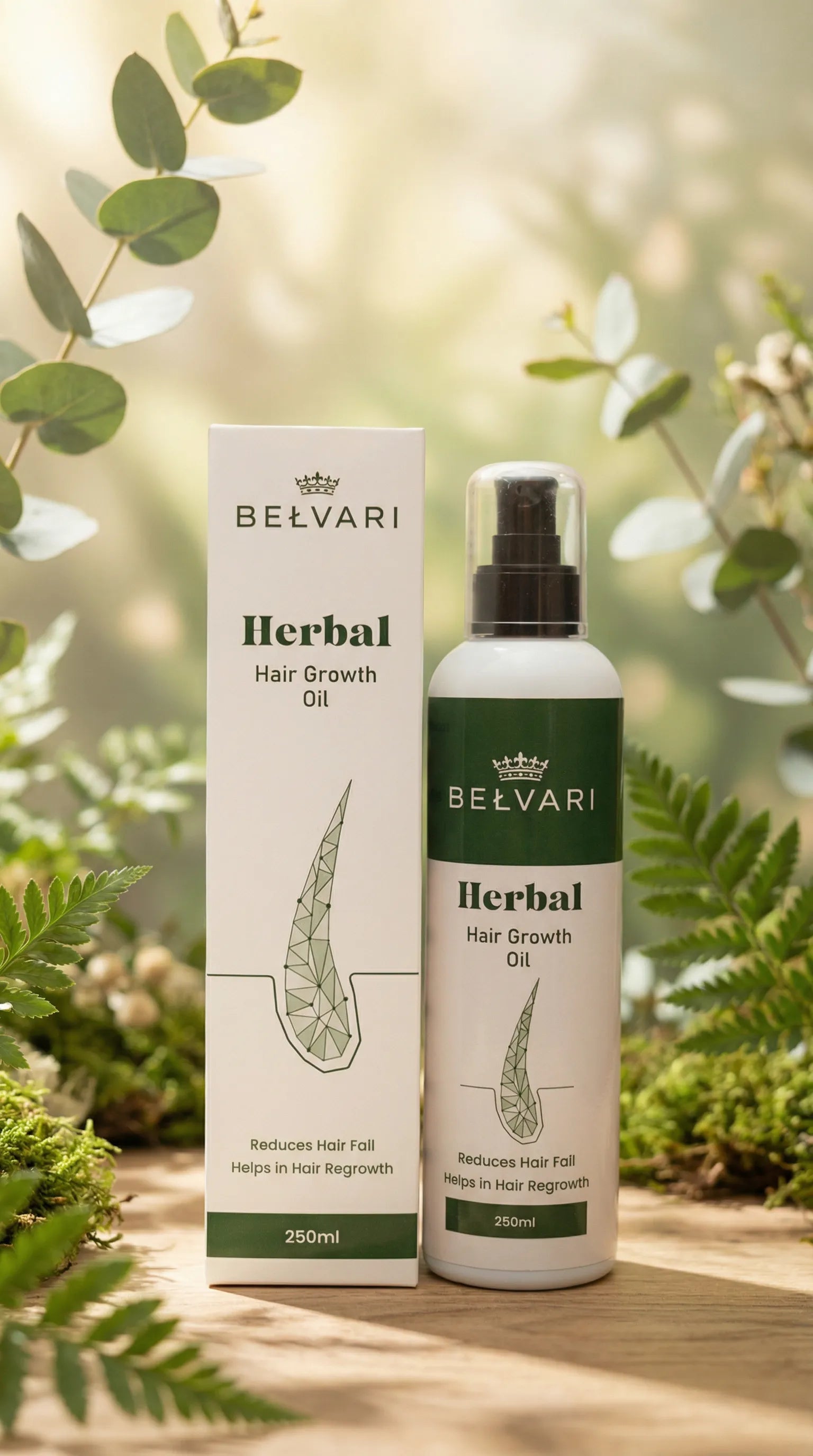 Herbal Hair Growth Oil — Pure Herbal Edition