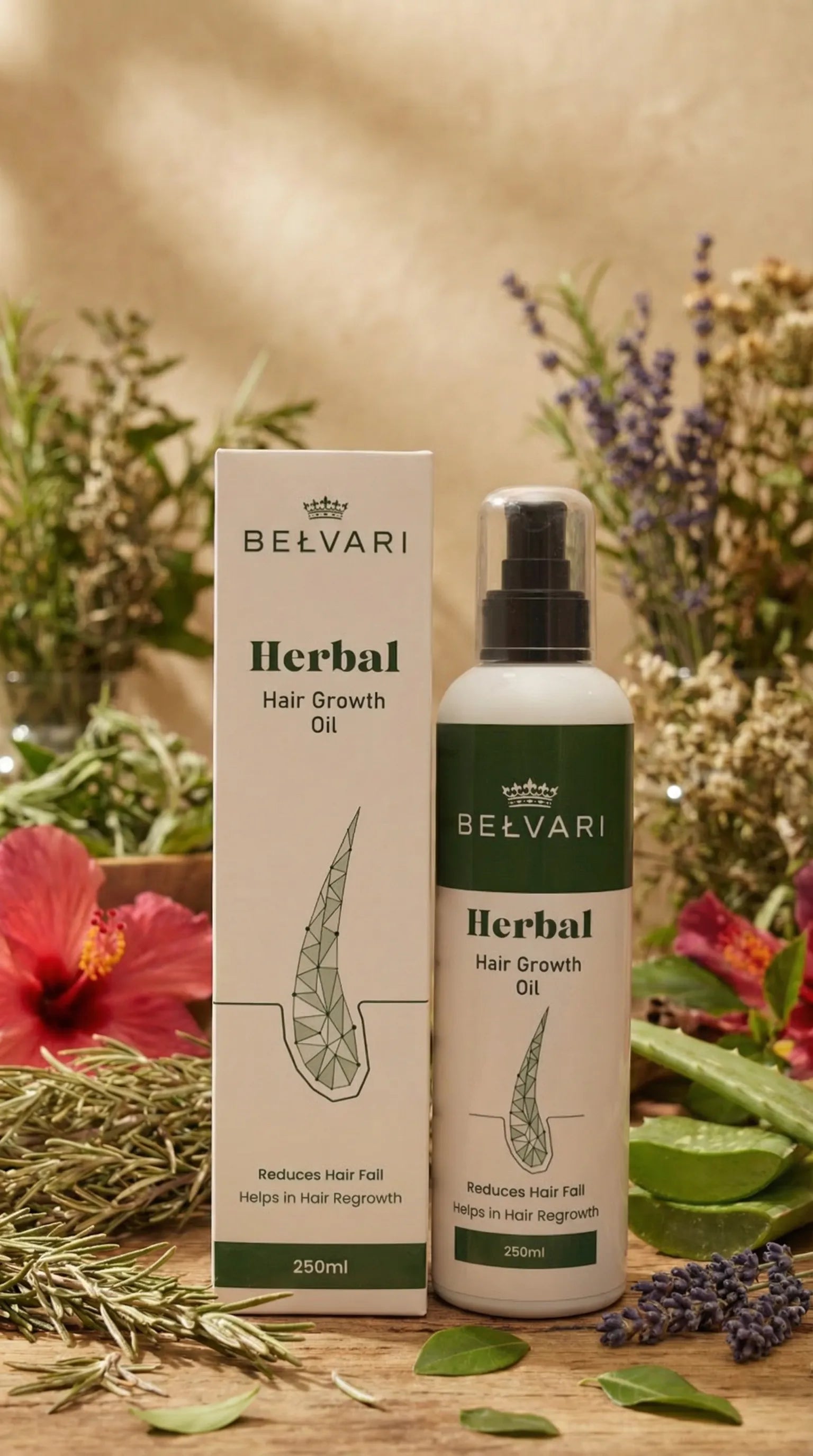 Herbal Hair Growth Oil — Pure Herbal Edition